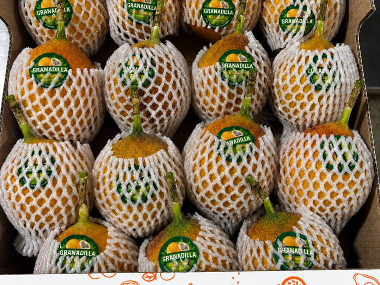 Granadilla export cartons packed by Air for European markets